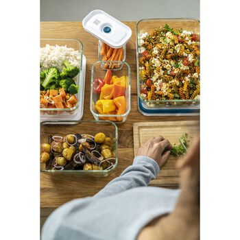 Vakumlu Fırın Kabı, Borosilikat Cam, Akdeniz Mavisi,,large 6