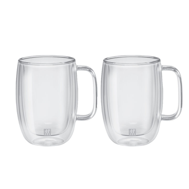 Sorrento Plus Double Wall Glassware, 15-oz-/-2-pc  Latte Glass Mug Set, large 2