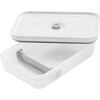 Fresh & Save, Vakuum lunchbox L Flat, Plast, Semitransparent-Gr&aring;, small 3