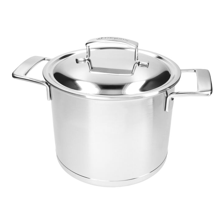 Silver 7, Soeppot met dubbelwandig deksel 20 cm / 5 l, large 2