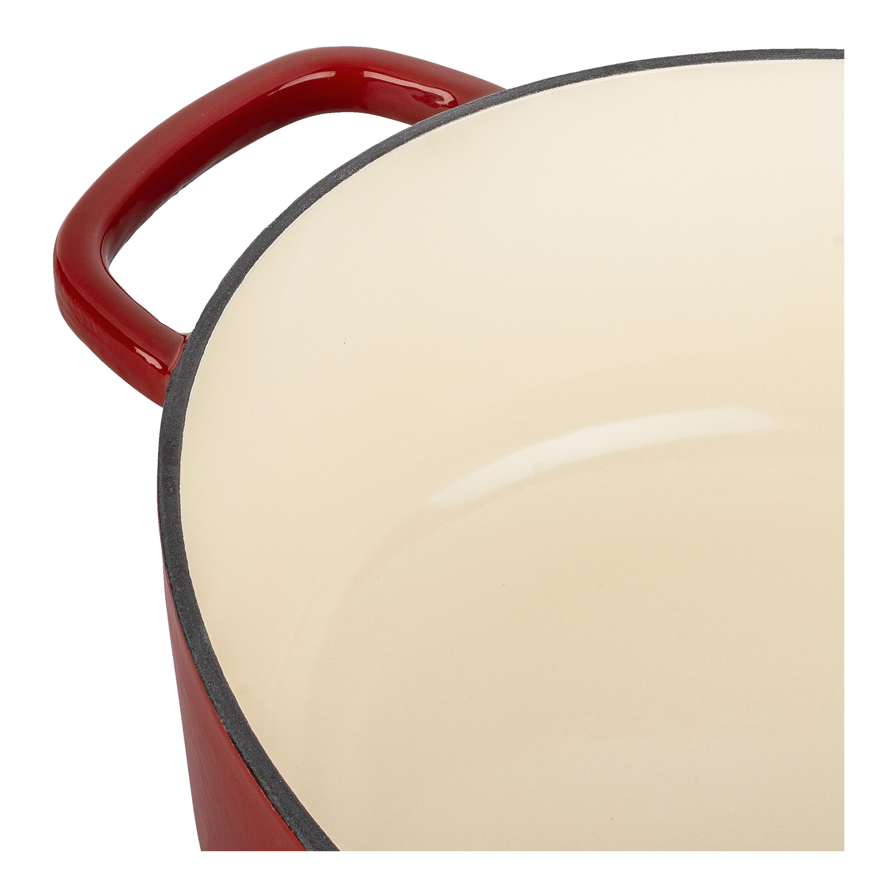 BALLARINI Bellamonte Schmortopf Aus Gusseisen – Oval, 5 L, Cremaweiß, Mit Selbstbefüllendem Deckel
