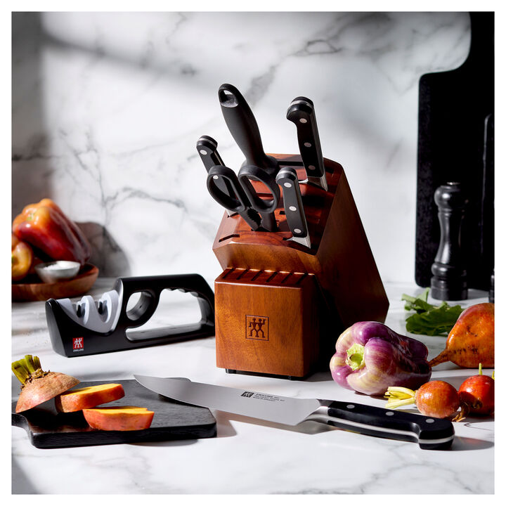 Pro, 7-pc, Knife Block Set, Acacia, large 2