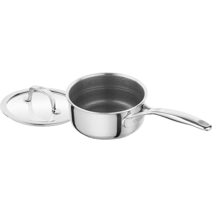 Peak, 1.5 l 18/10 Stainless Steel round Sauce pan, silver, large 4