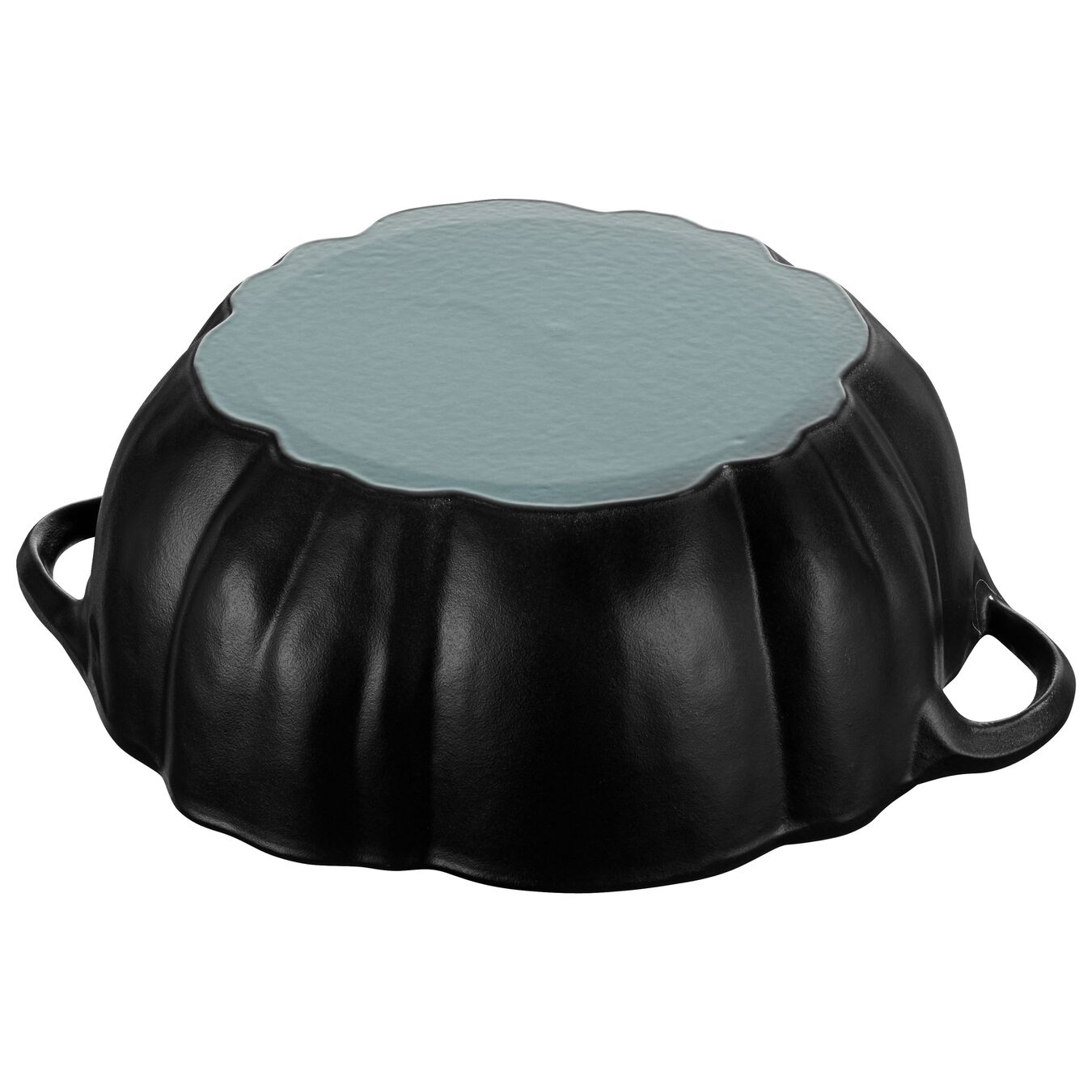 3.5 l cast iron pumpkin Cocotte, black,,large 6
