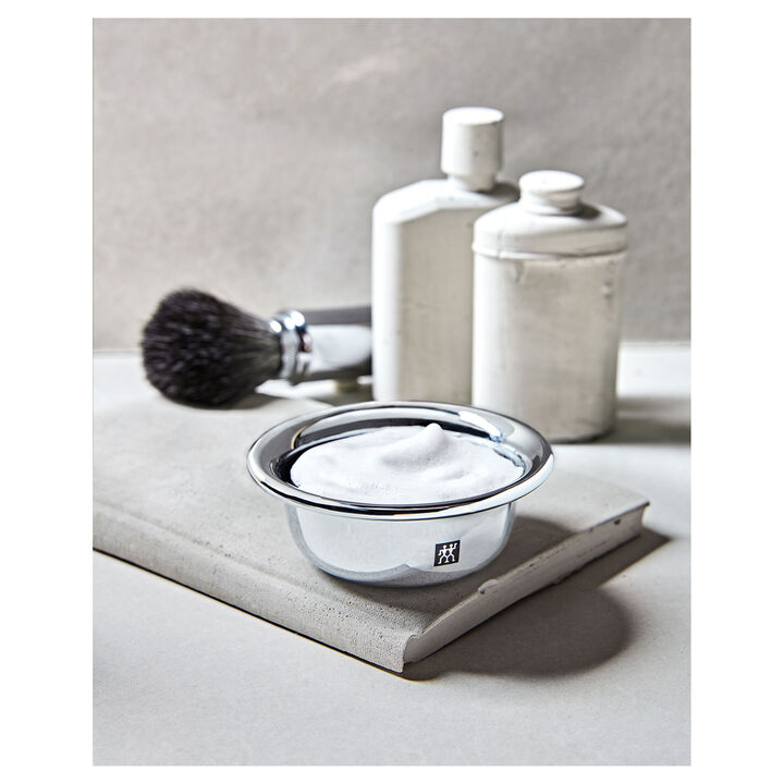 CLASSIC, Shaving bowl, stainless steel | silver, large 4