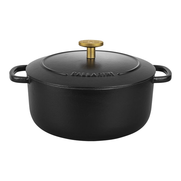 Bellamonte, Cocotte 20 cm / 2,5 l, Rond, Zwart, large 2