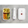 Fresh & Save, Vakuum Lunchbox M, Kunststoff, Weiß-Rot, small 7