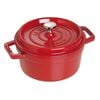 2.25 qt, round, Cocotte, cherry - Visual Imperfections,,large