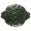 Ceramique, 13 cm artichoke Ceramic Cocotte basil-green, small 2