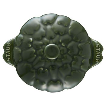 Ceramic Cocotte | Fesleğen | 13 cm | 450 ml | Enginar,,large 2