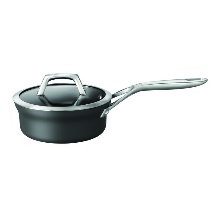 Motion, 1.5 qt Hard Anodized Sauce Pan With Lid Nonstick, Aluminum , large 1