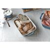 Ceramic - Rectangular Baking Dishes/ Gratins, 3-pc, Rectangular Baking Dish Set, Rustic Turquoise, small 5