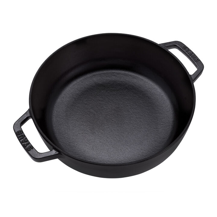 Cast Iron, 2.5 qt, Braiser With Dragon Lid, Black Matte, large 3