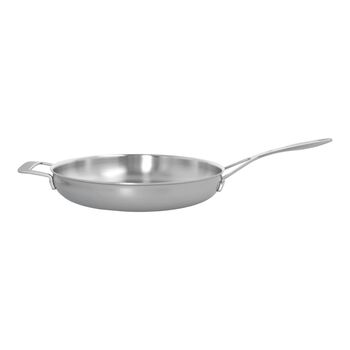 12.5-inch, 18/10 Stainless Steel, Fry Pan with Helper Handle,,large 1