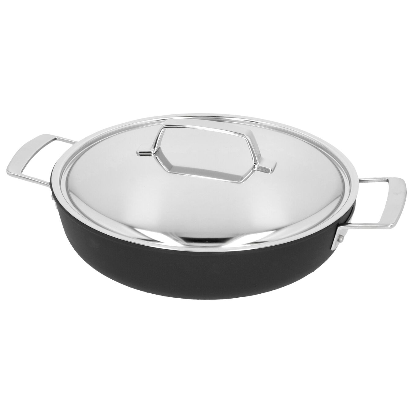 28 cm PTFE Serving pan with lid,,large 5
