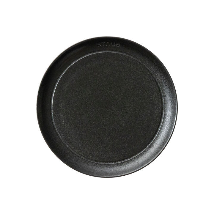 Dining Line, プレート フラット 20 cm, セラミック, ブラック, large 3