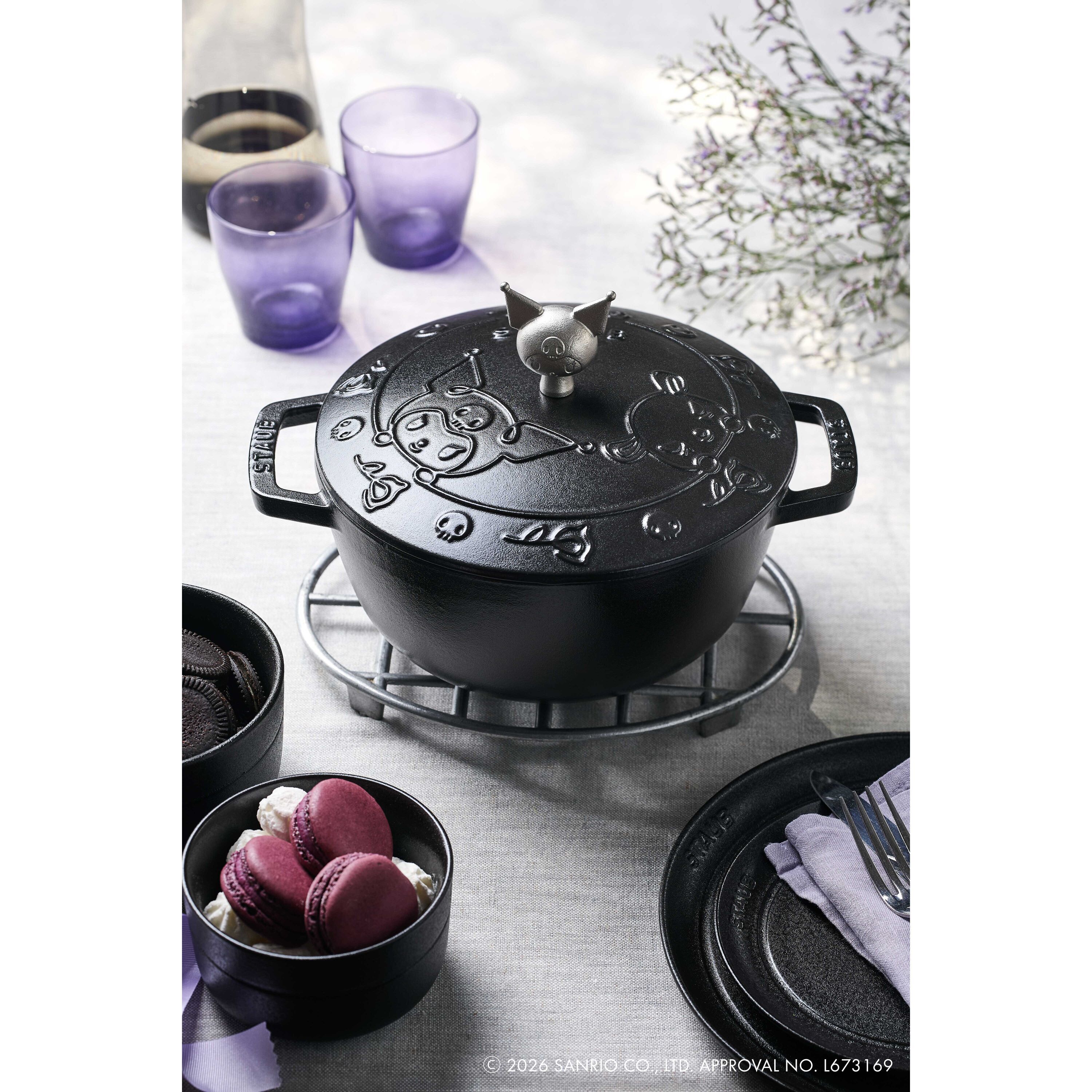 ストウブ 鋳物ホーロー鍋 Wa-NABE・フレンチオーブン Kuromi 20 cm