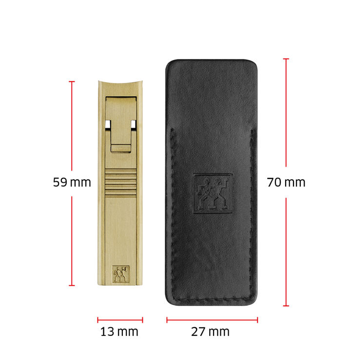 PREMIUM, Gold Edition Twin S Nail Clippers, large 3