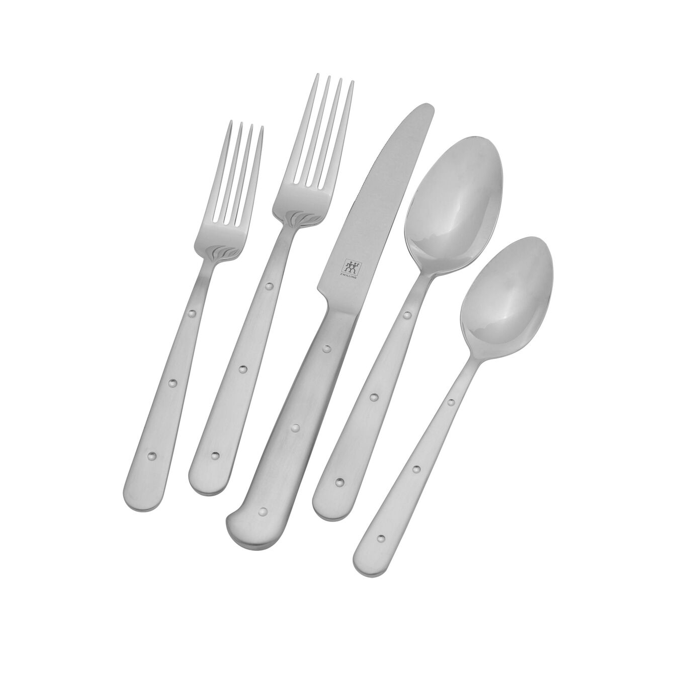 45-pc, 18/10 Stainless Steel, Flatware Set, silver,,large 1