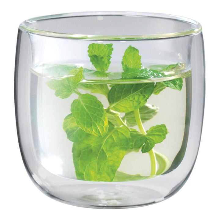 Sorrento Double Wall Glassware, 2-pc Tea Glass Set, Double Wall , large 1