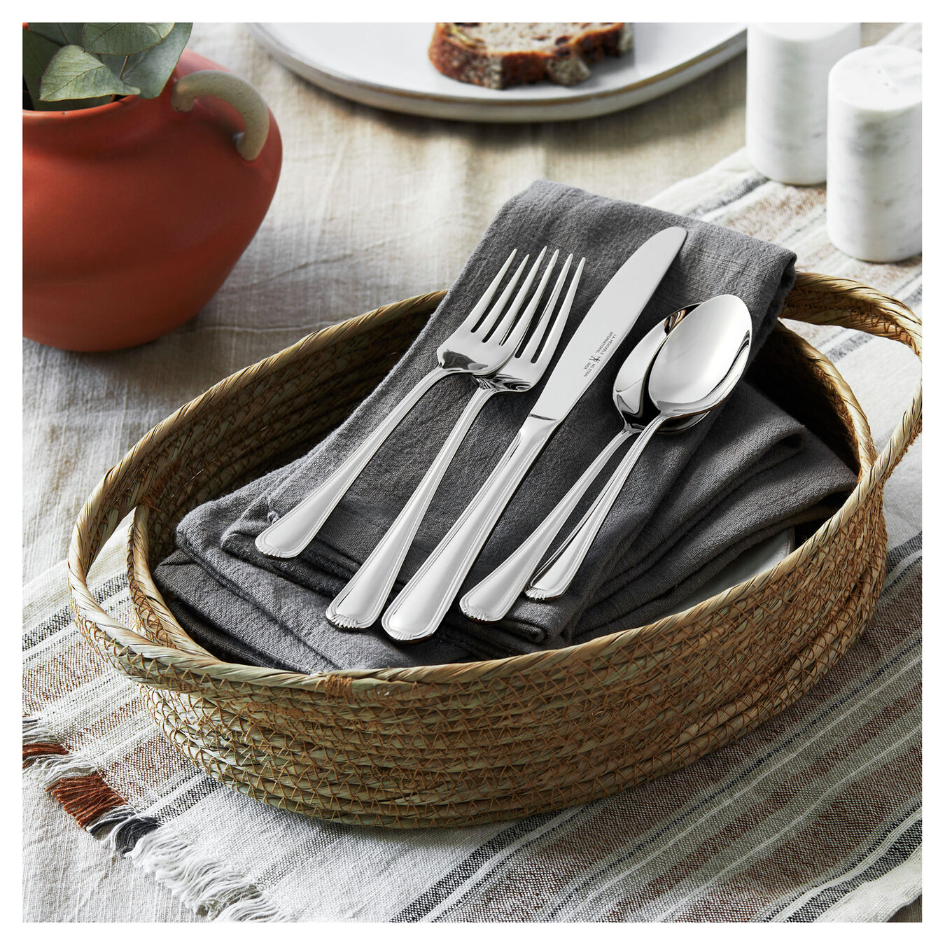 65-pc Flatware Set, 18/10 Stainless Steel ,,large 4
