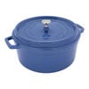 5.5 qt, round, Cocotte, metallic blue - Visual Imperfections,,large