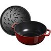 Cast Iron - Specialty Shaped Cocottes, 3.75 qt, Essential French Oven, Grenadine, small 5