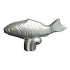 Pomello pesce - 8 cm, acciaio inox,,large