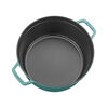 Cast Iron, 5.5 qt, Round, Cocotte, Mint-green, small 2