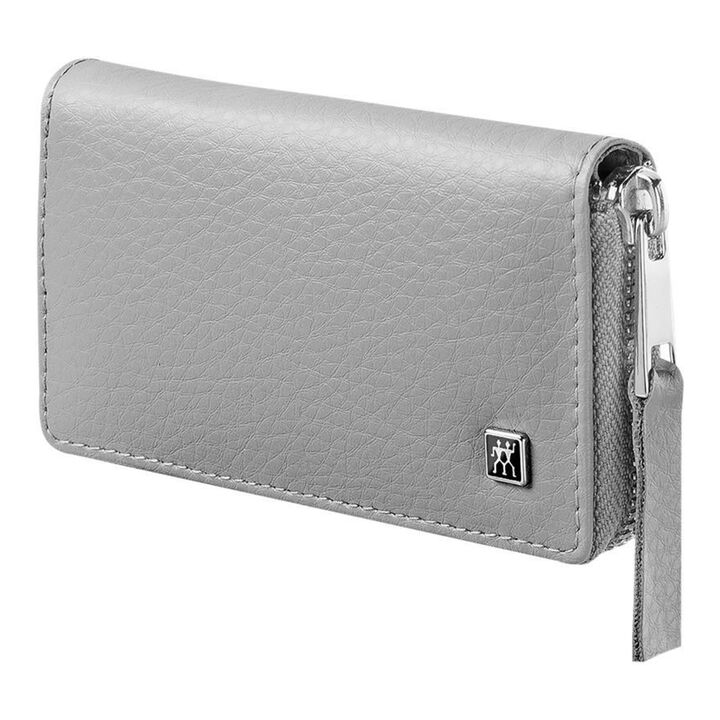 PREMIUM, Estuche para set de uñas, 3-pzs | cuero de manzana | Gris, large 1