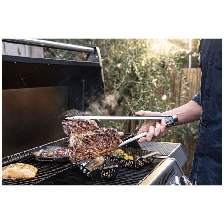BBQ+, Stainless steel Spatula + Tong, large 3