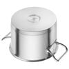 Pro, 24 cm 18/10 Stainless Steel Stew pot silver, small 4