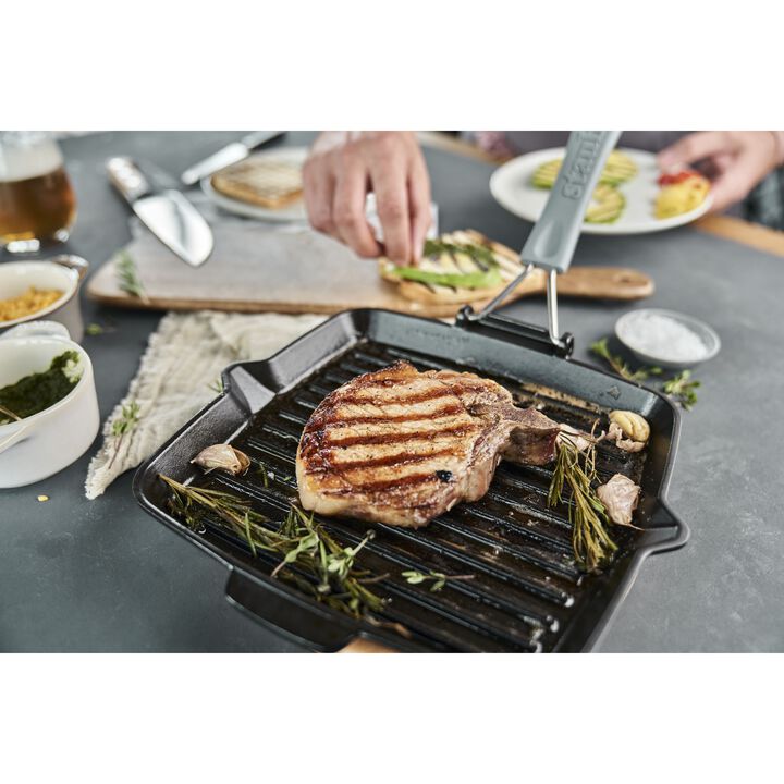 Cast Iron, 9.5-inch, Square, 9.5