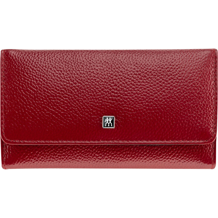 PREMIUM, Kalfsleer Etui Met Drukknoop, large 2