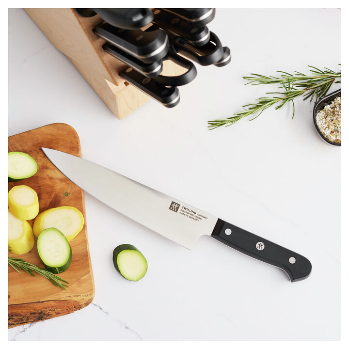 Gourmet, 10-pc, Knife block set, natural, large 4