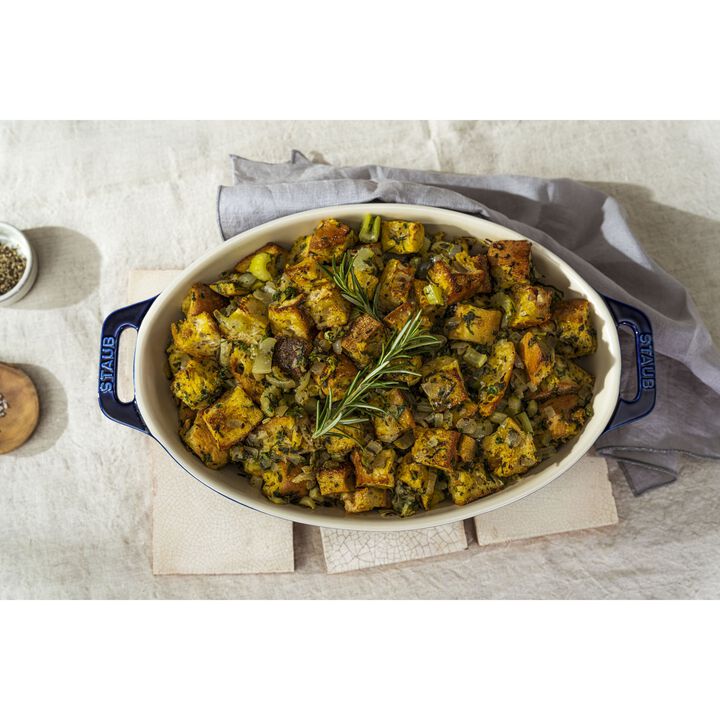 Ceramique, Mixed Baking Dish Set Dark Blue 3 Piece, large 4