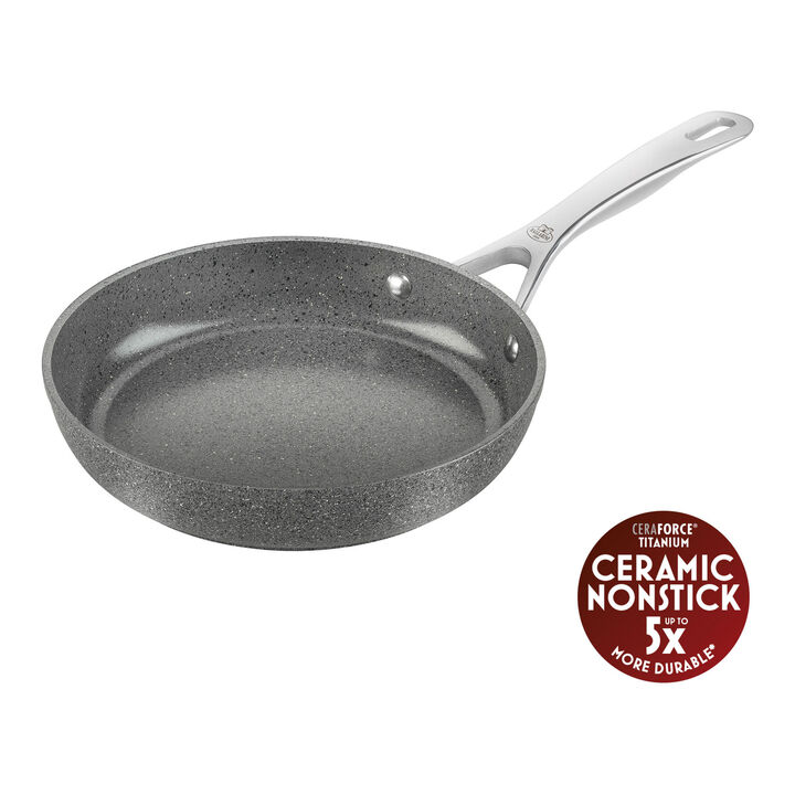 Salina, Padella, 24 cm, alluminio, Rivestimento antiaderente con base dura al Titanio senza Pfas, large 1