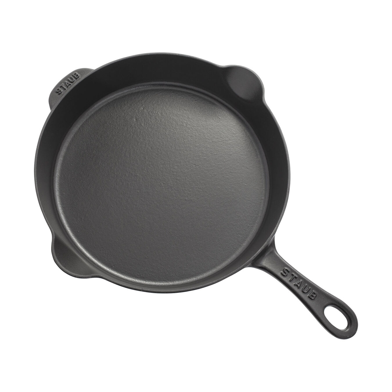 28 cm / 11 inch cast iron Traditional Deep Frypan, black,,large 3