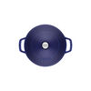 Braisers, 28 cm round Cast iron Saute pan Chistera dark-blue, small 5