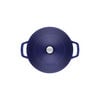 24 cm round Cast iron Saute pan Chistera dark-blue,,large