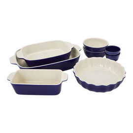 Henckels Ceramic, 8-pc, Bakeware set, dark blue