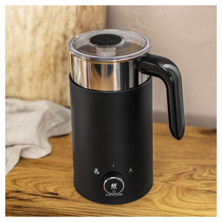 Enfinigy, Mjölkskummare, 400 ml, Svart, large 4