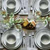 Dinnerware Set, 12 Piece | white truffle | ceramic,,large