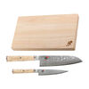 2 PC KNIFE SET WITH CUTTING BOARD,,large
