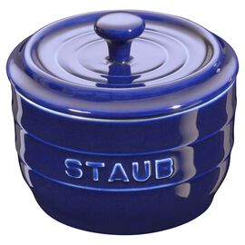 Staub Ceramique, Ceramic Salt crock dark-blue