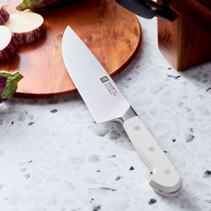 Pro le blanc, 6-pc, Knife block set, Acacia, large 3