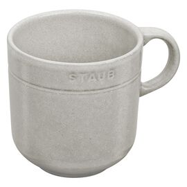 Staub Dining Line,  ceramic round Mug, white truffle
