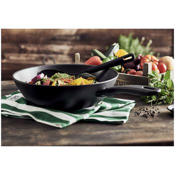 Wok Tava | Alüminyum | Siyah | 30 cm,,large 4