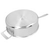 28 cm 18/10 Stainless Steel Saute pan with lid,,large