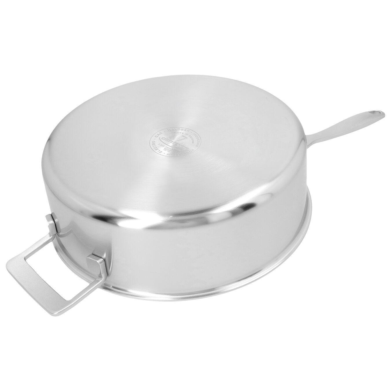 28 cm 18/10 Stainless Steel Saute pan with lid,,large 3